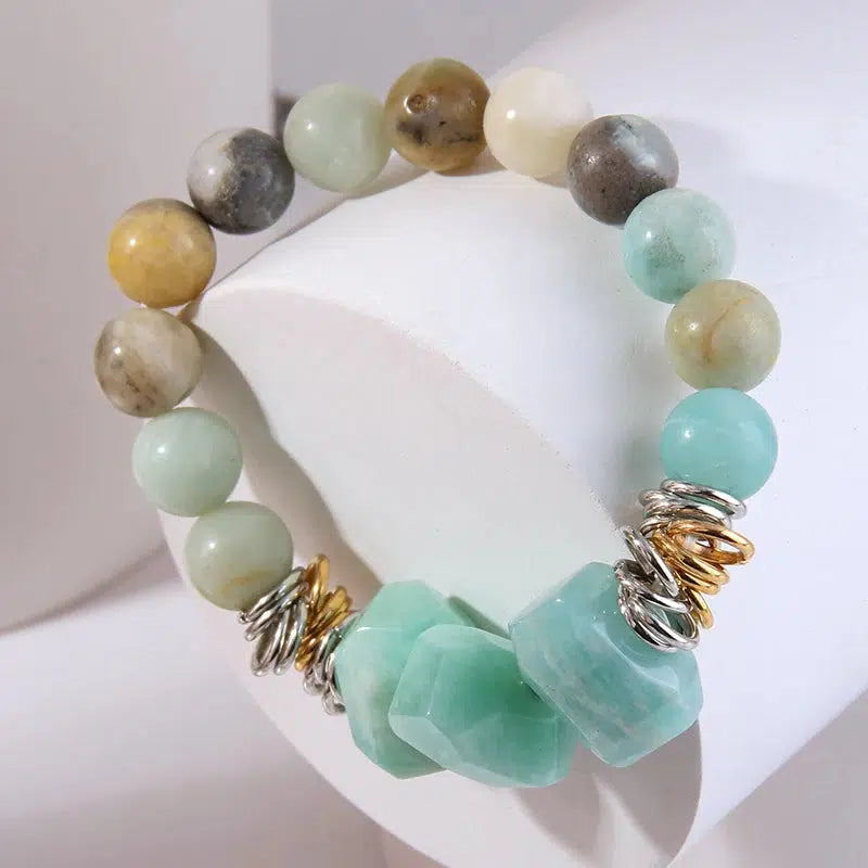 Beautiful Natural Stone Elastic Bracelet