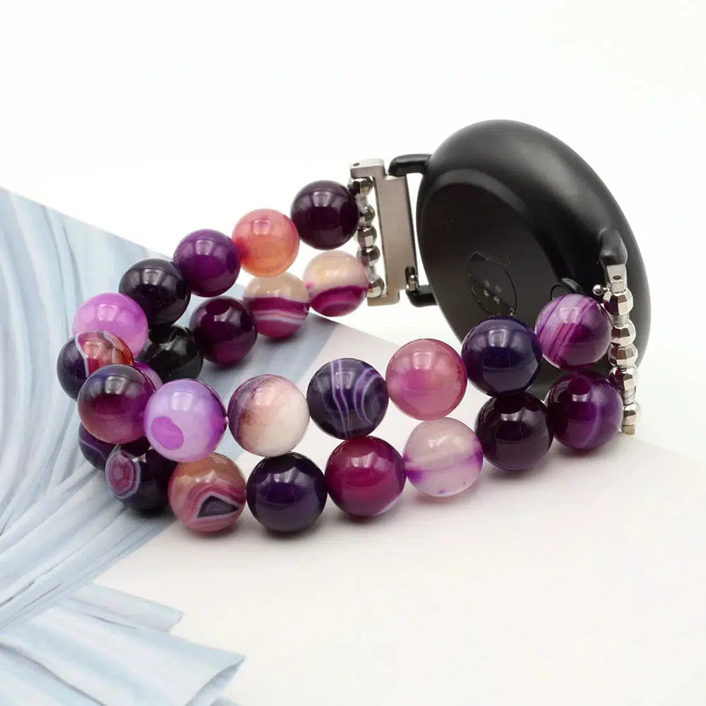 Big Agate Beads Samsung Galaxy 5 Watch Band