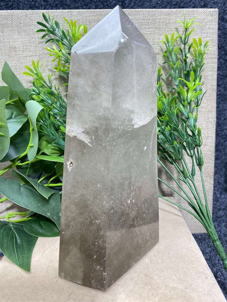 Big Smokey Quartz Crystal Tower