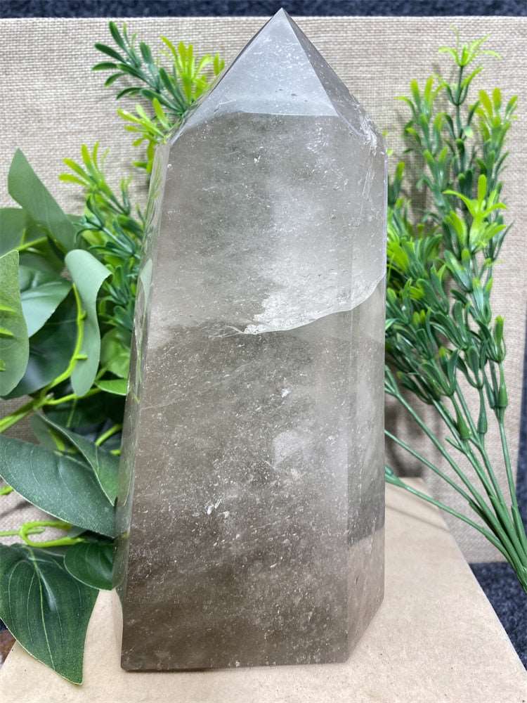 Big Smokey Quartz Crystal Tower