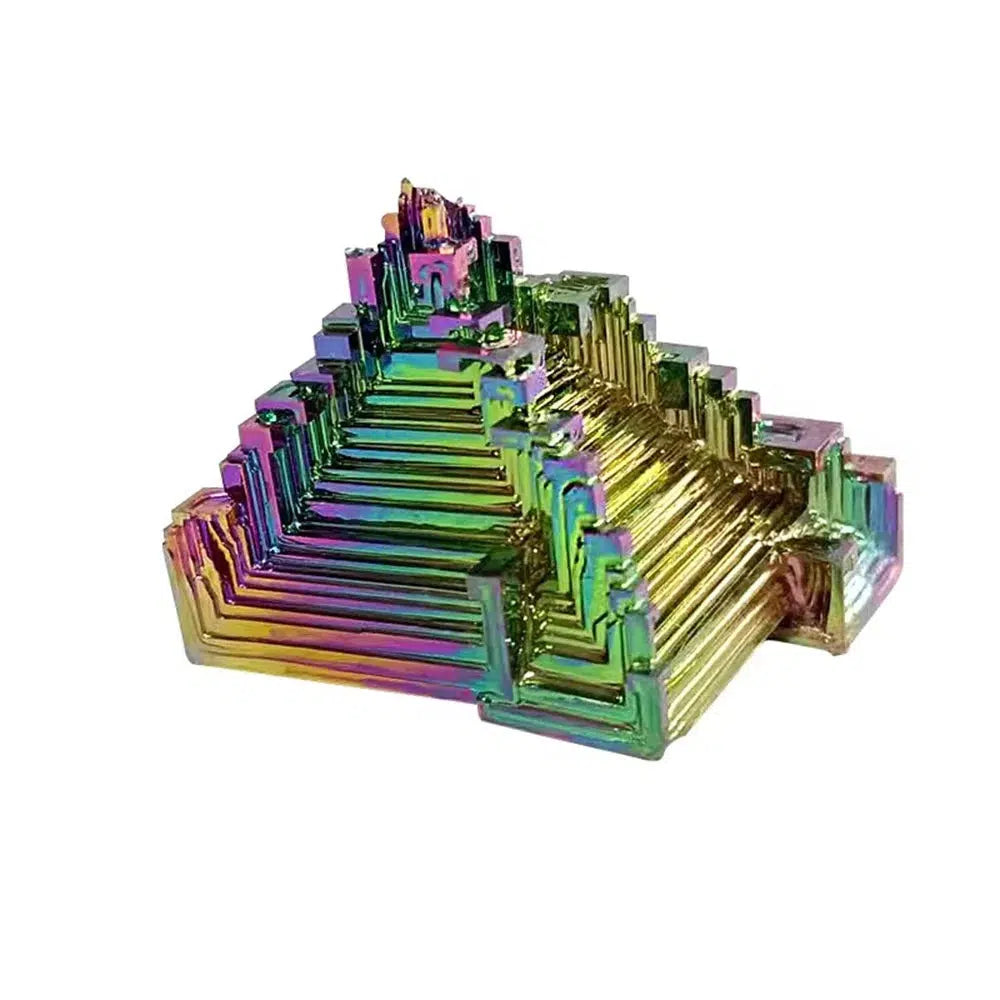 Bismuth Metal Crystal Rainbow Freeform