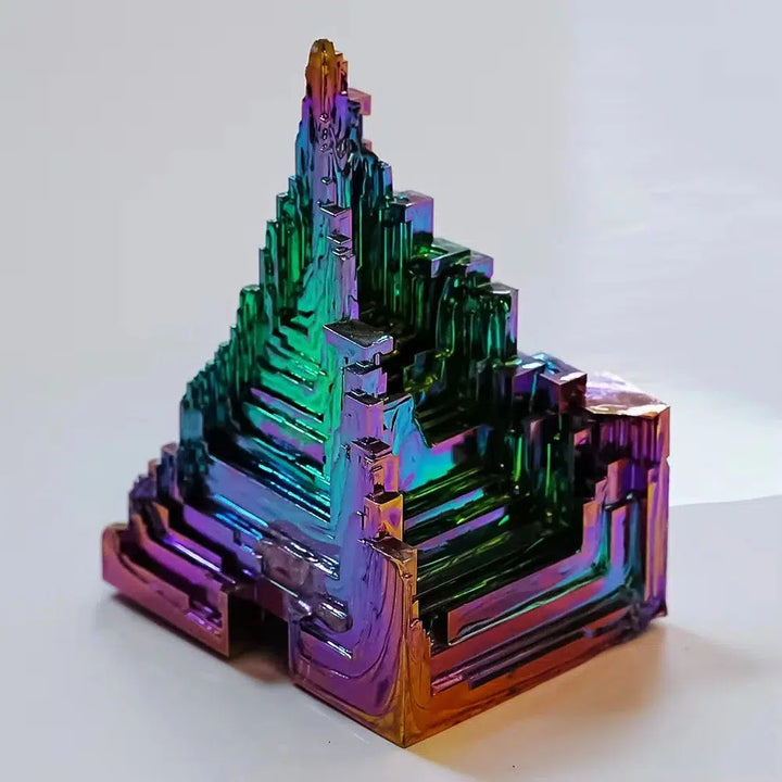 Bismuth Metal Crystal Rainbow Freeform