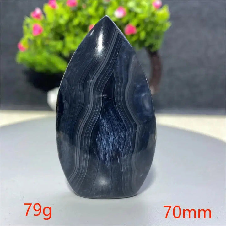 Black Agate Freeform Torch