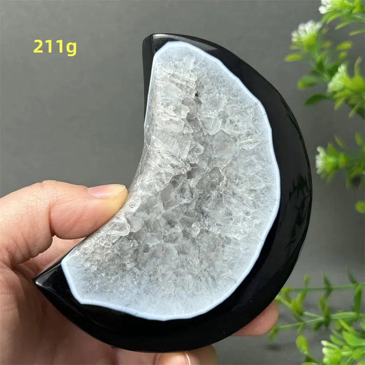 Black Agate Moon Freeform