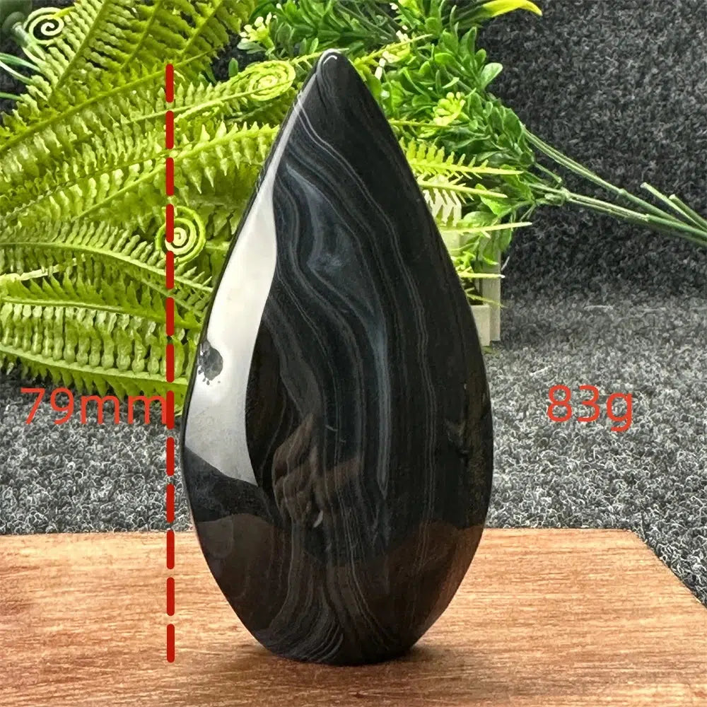 Black Agate Torch Freeform