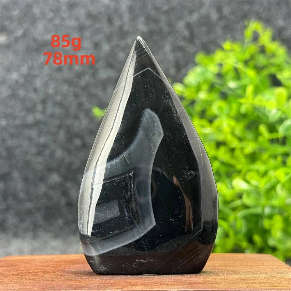 Black Agate Torch Freeform