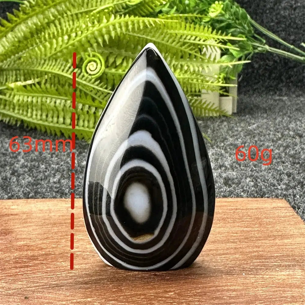 Black Agate Torch Freeform