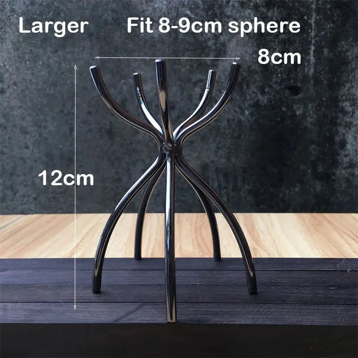 Black Metal Quad-Pod Stand