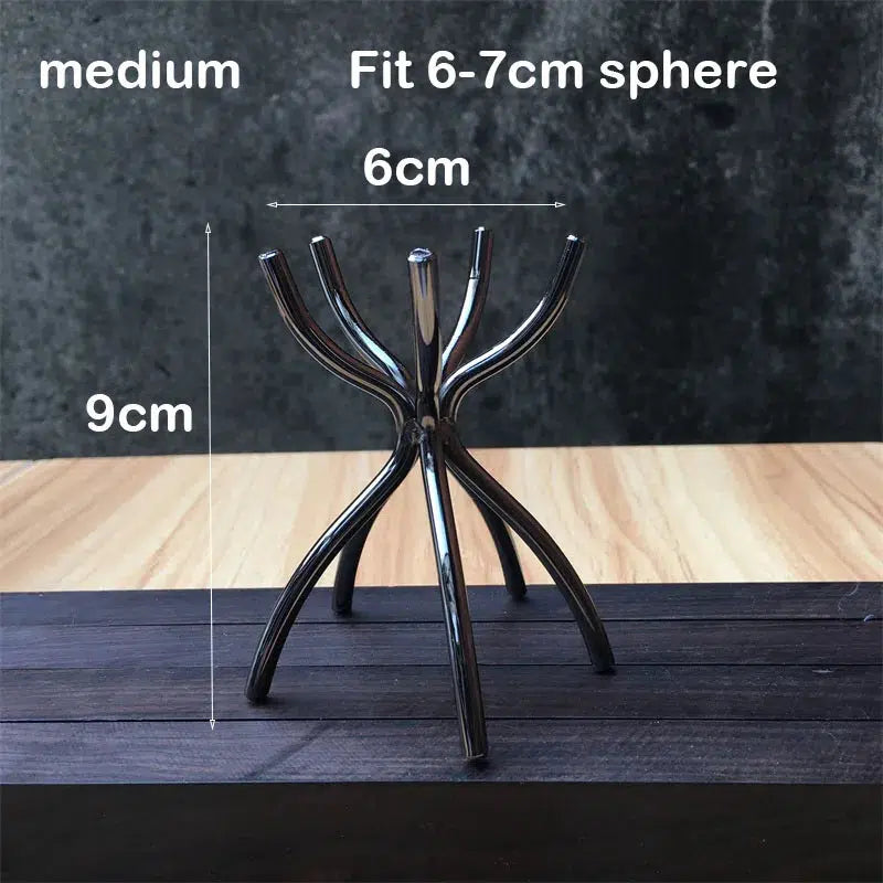 Black Metal Quad-Pod Stand