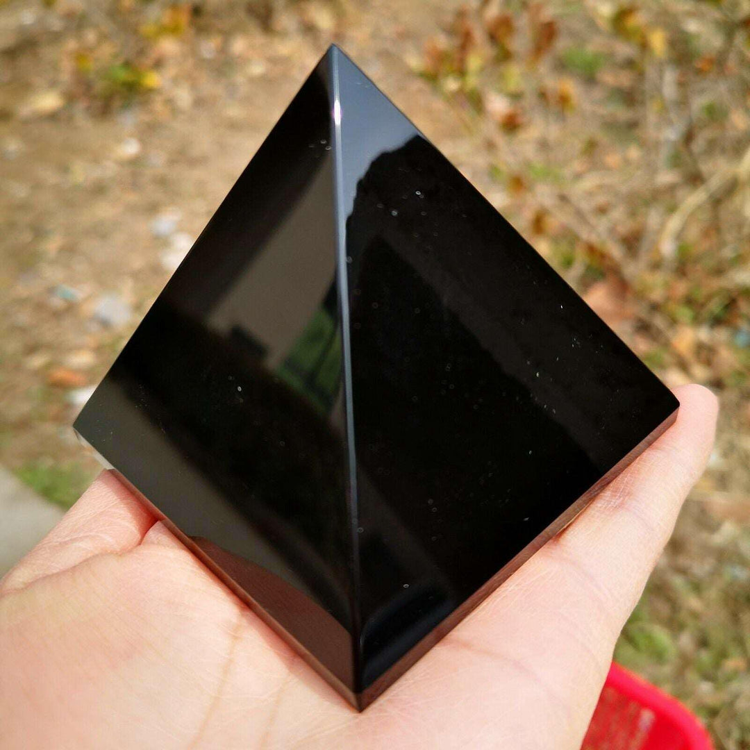 Black Obsidian Pyramid