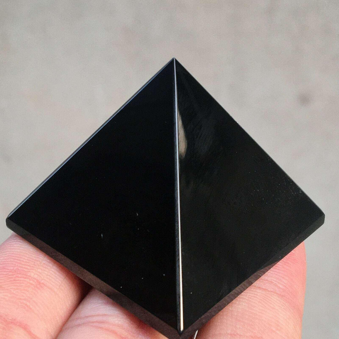 Black Obsidian Pyramid