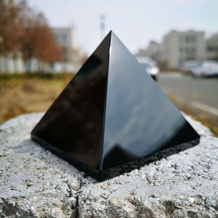 Black Obsidian Pyramid