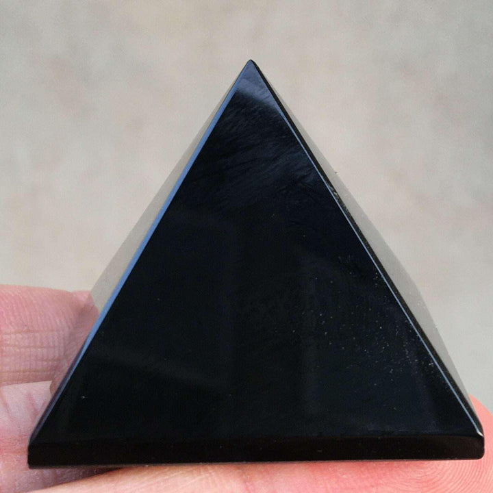 Black Obsidian Pyramid