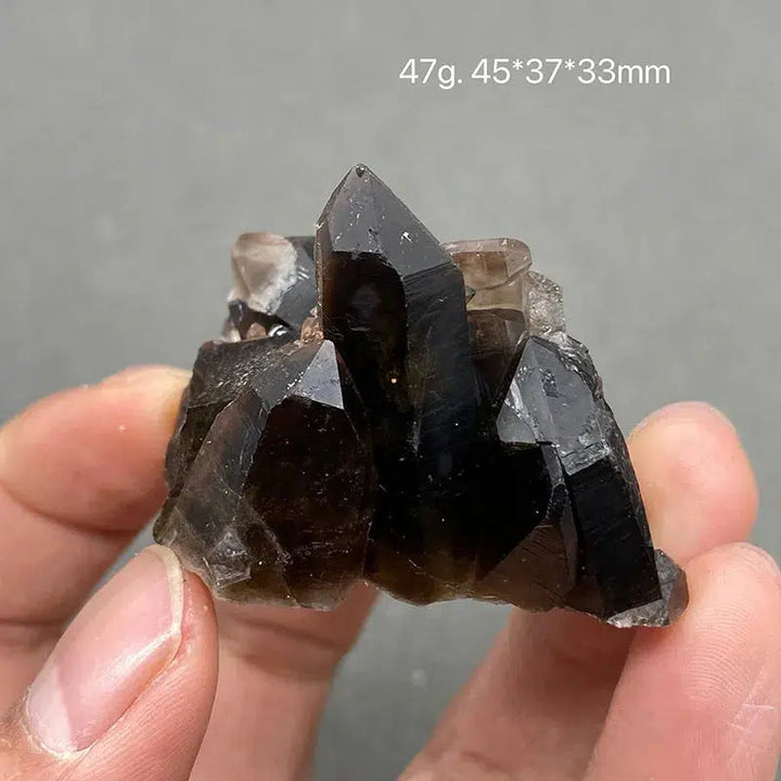 Black Quartz Cluster