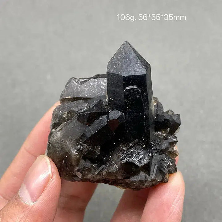 Black Quartz Cluster