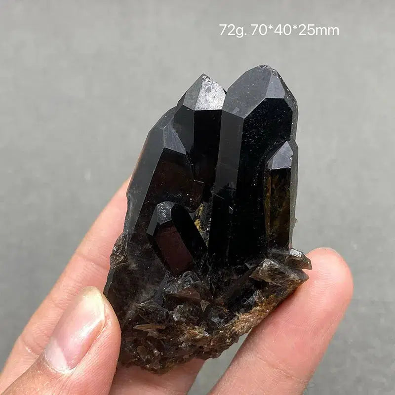 Black Quartz Cluster