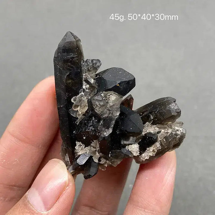 Black Quartz Cluster