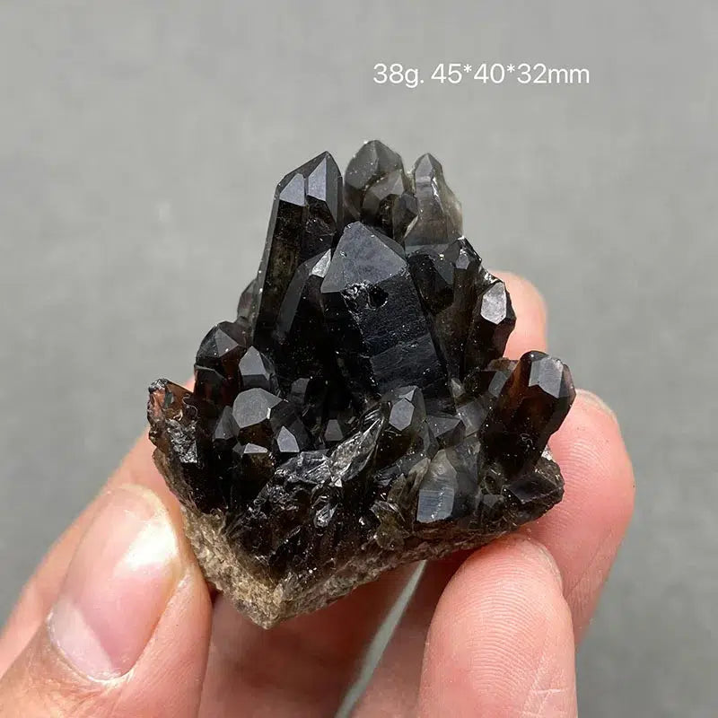 Black Quartz Cluster