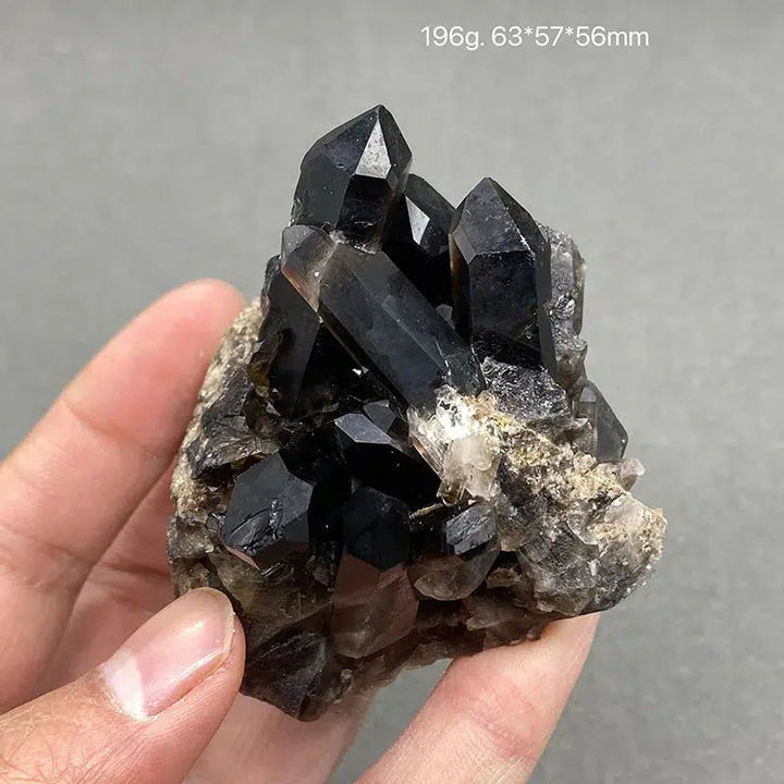 Black Quartz Cluster