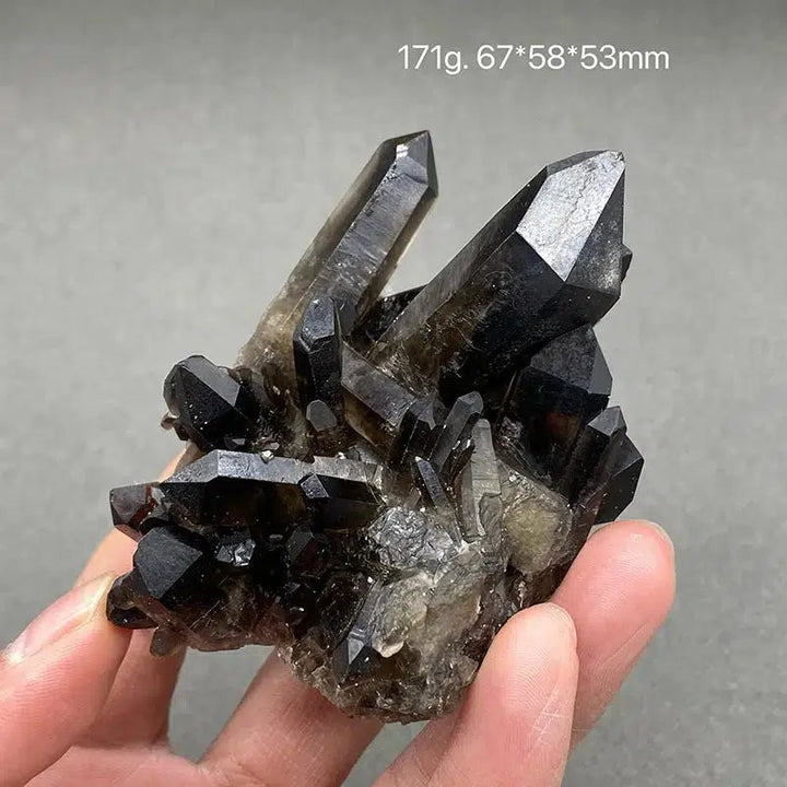 Black Quartz Cluster