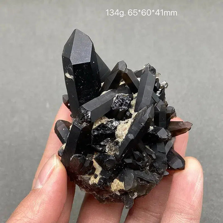 Black Quartz Cluster