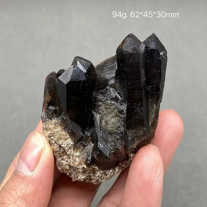 Black Quartz Cluster