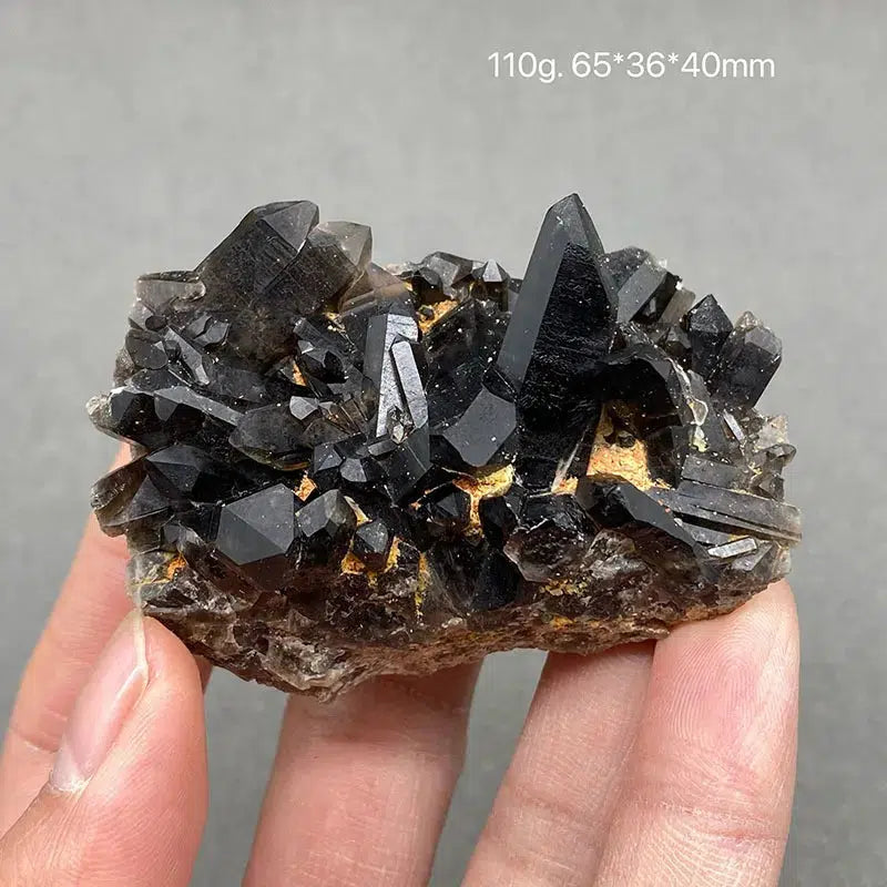 Black Quartz Cluster