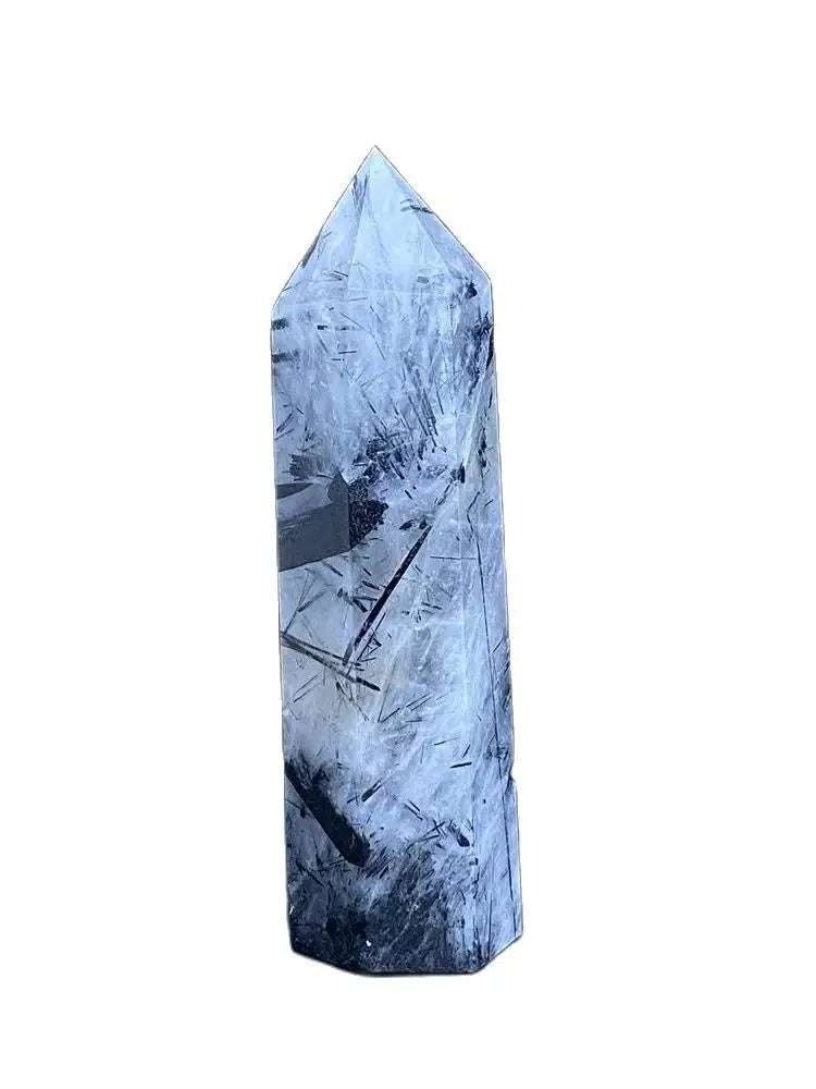 Black Tourmaline Rutile Quartz Tower