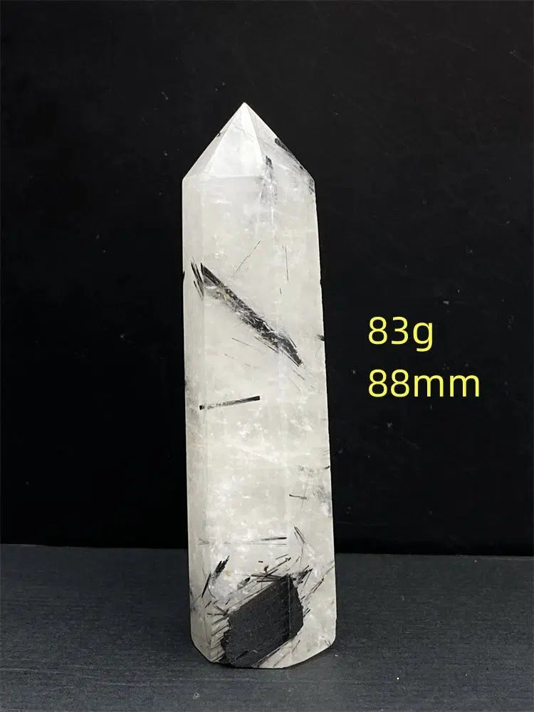 Black Tourmaline Rutile Quartz Tower