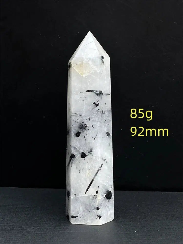 Black Tourmaline Rutile Quartz Tower