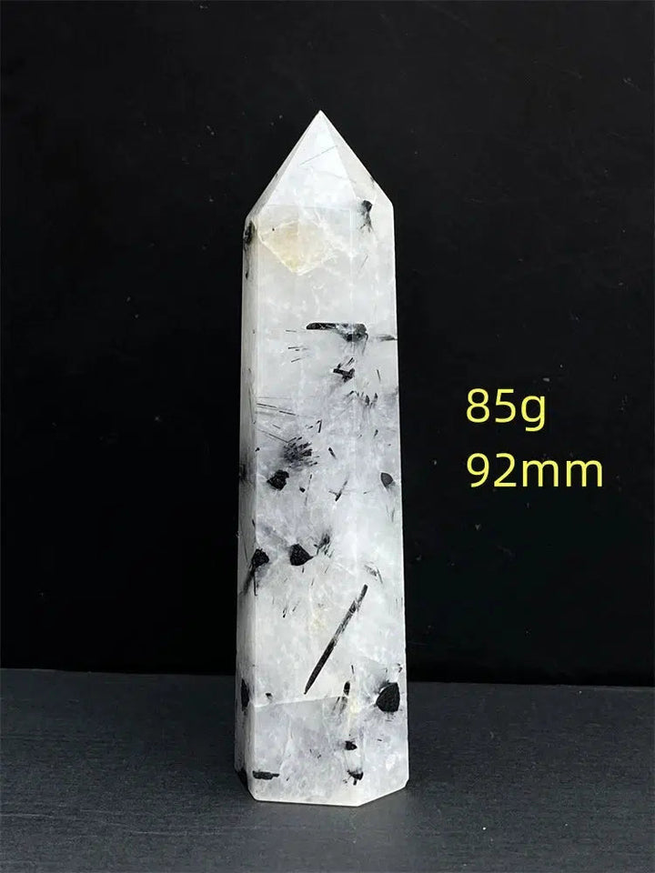 Black Tourmaline Rutile Quartz Tower