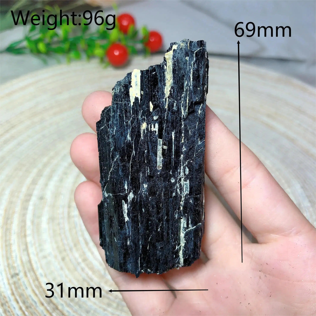 Black Tourmaline With Mica