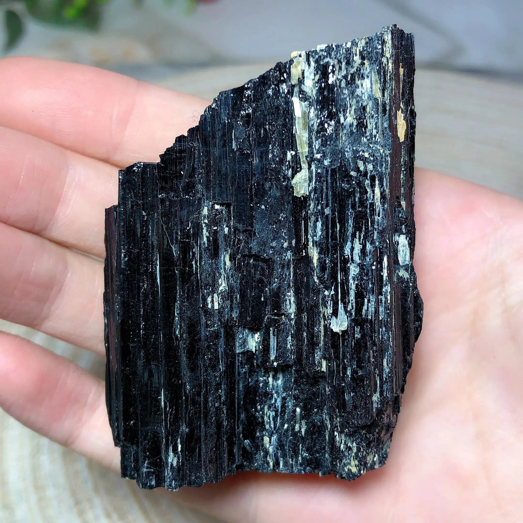 Black Tourmaline With Mica