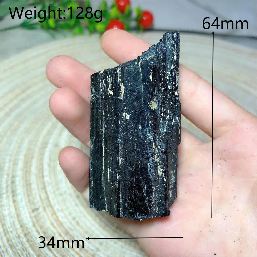 Black Tourmaline With Mica