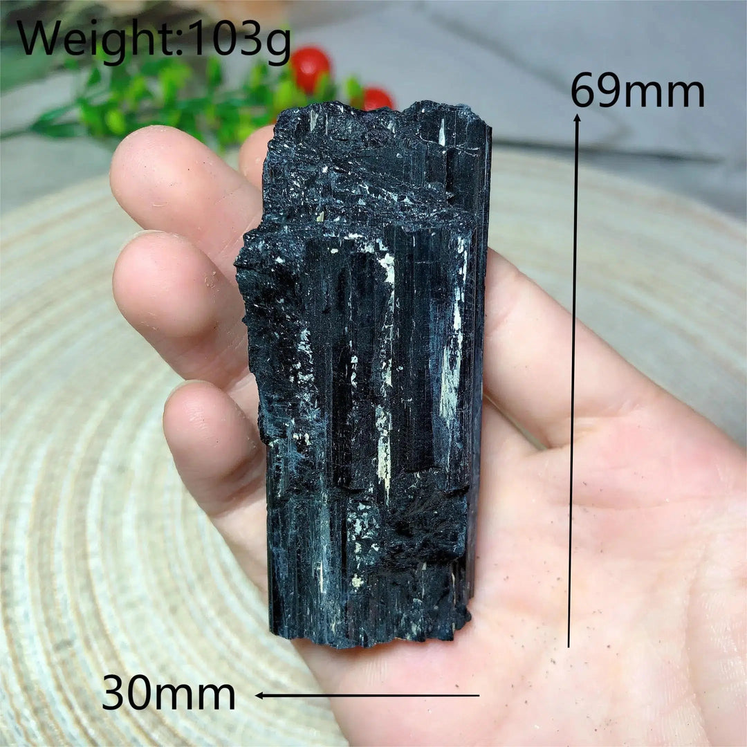 Black Tourmaline With Mica