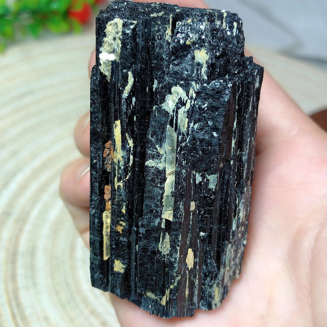 Black Tourmaline With Mica