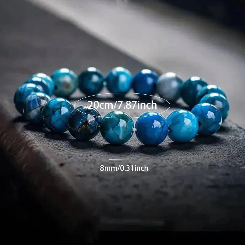 Blue Apatite Bracelet - Clarity, Inspiration, Growth