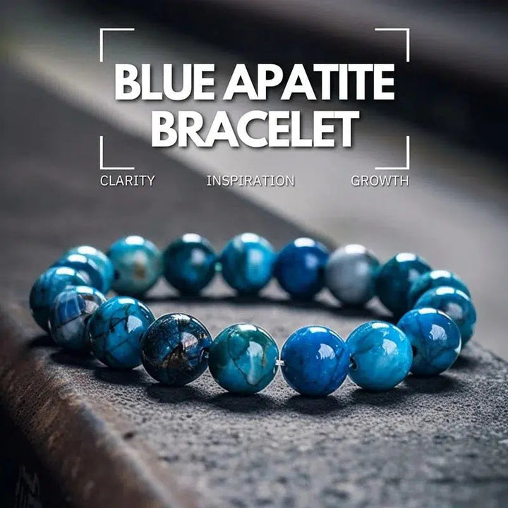 Blue Apatite Bracelet - Clarity, Inspiration, Growth