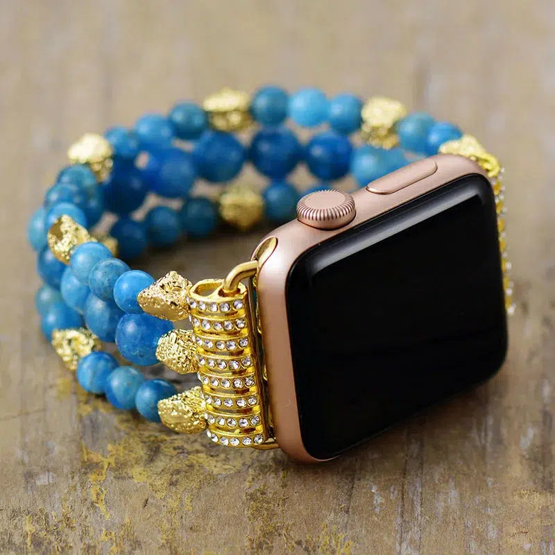 Blue Apatite Smart Watch Strap