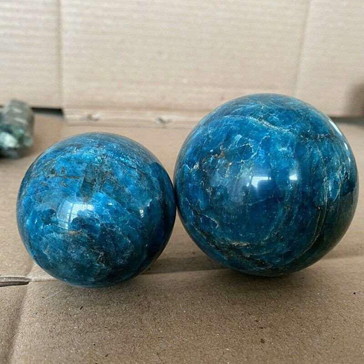 Blue Apatite Sphere