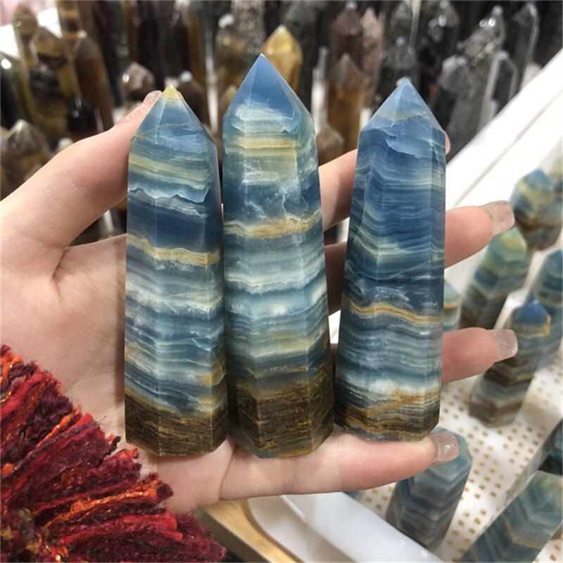 Blue Banded Calcite Tower