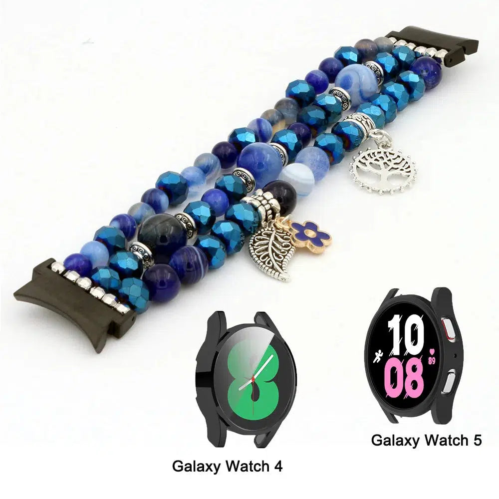 Blue Beads Band for Galaxy Watch