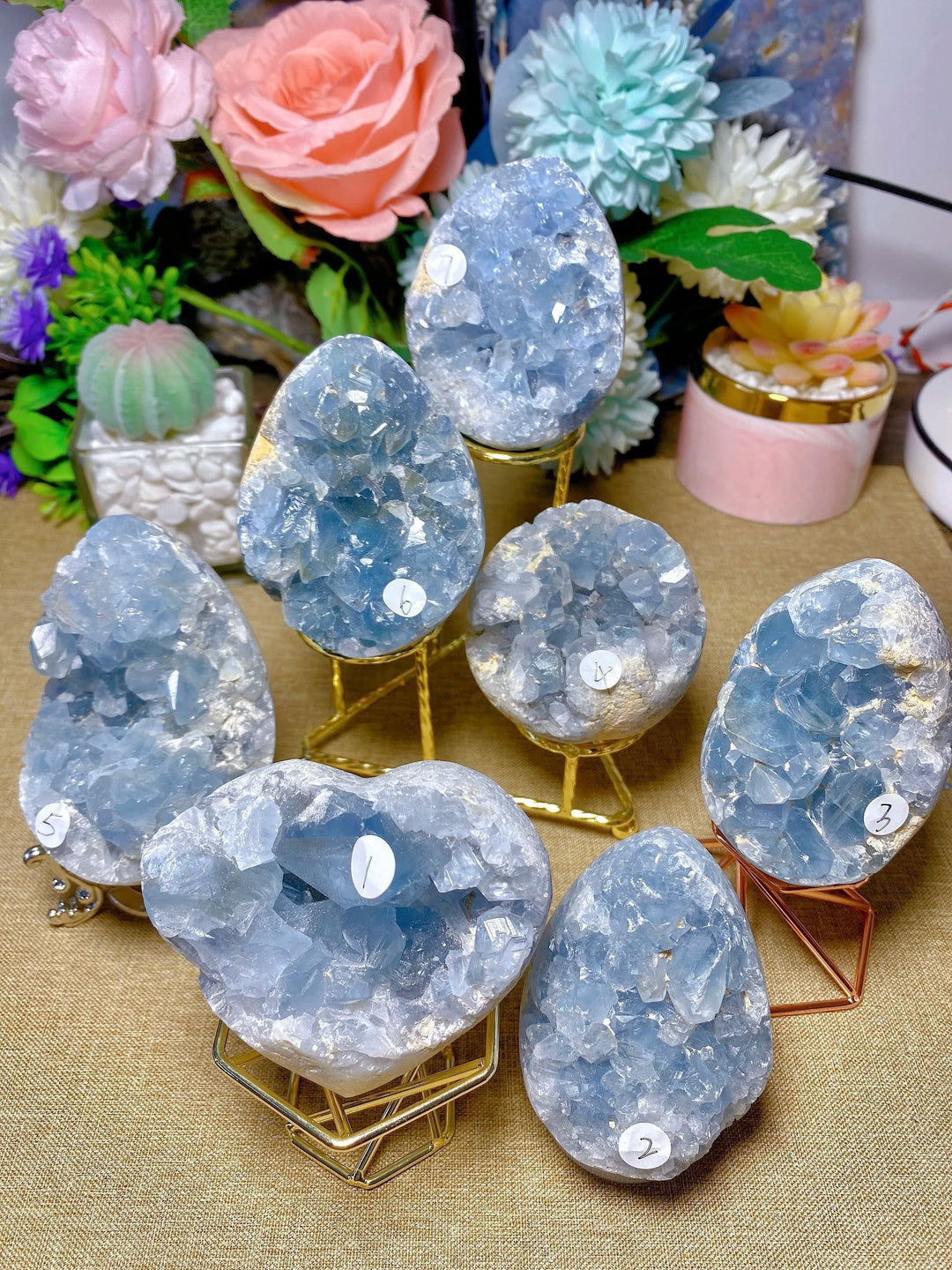 Blue Calcite Geode