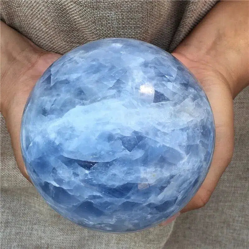 Blue Calcite Sphere