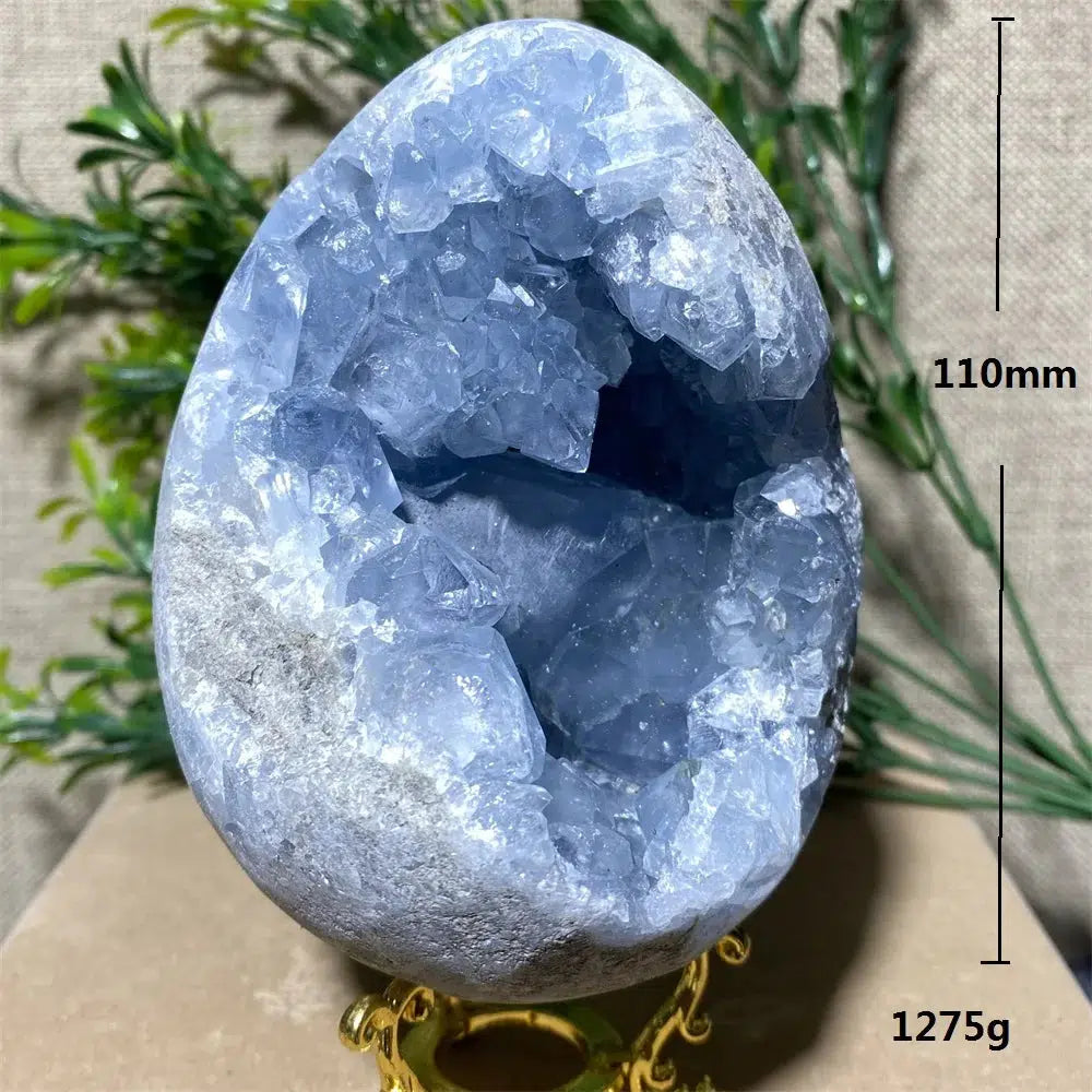 Blue Celestite Crystal Geode