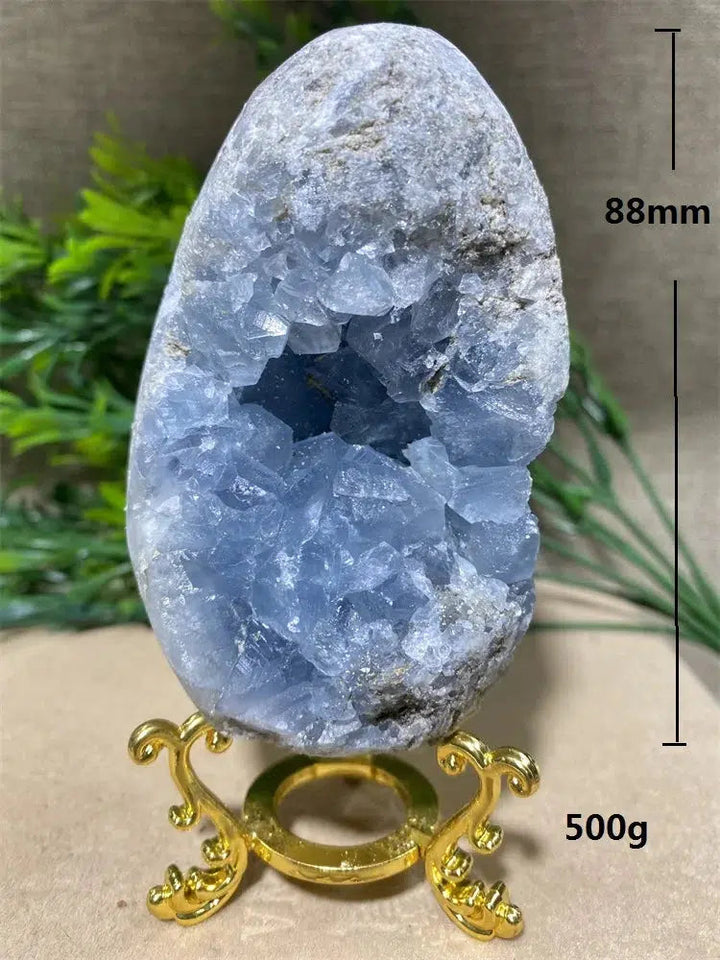 Blue Celestite Crystal Geode