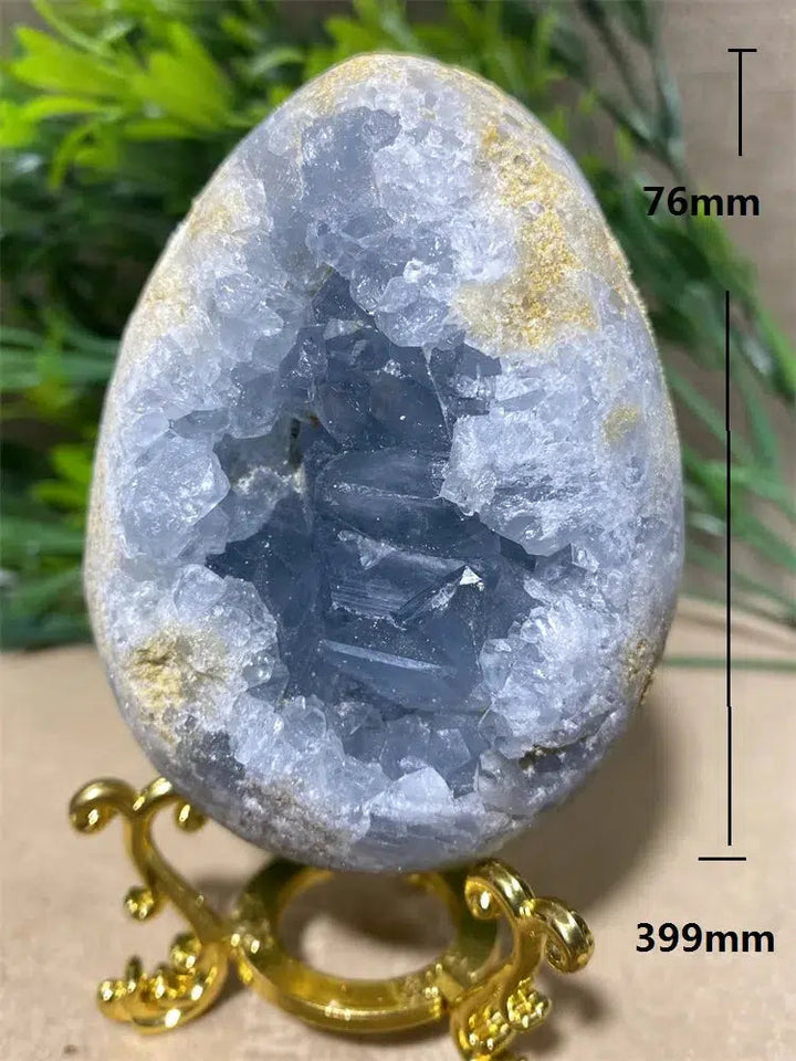 Blue Celestite Crystal Geode