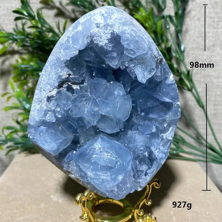 Blue Celestite Crystal Geode