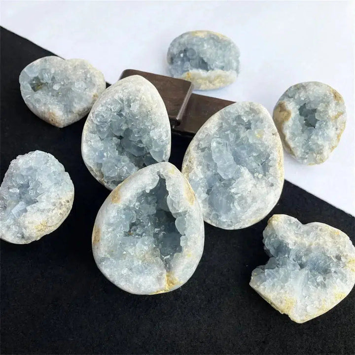 Blue Celestite Crystal Geode