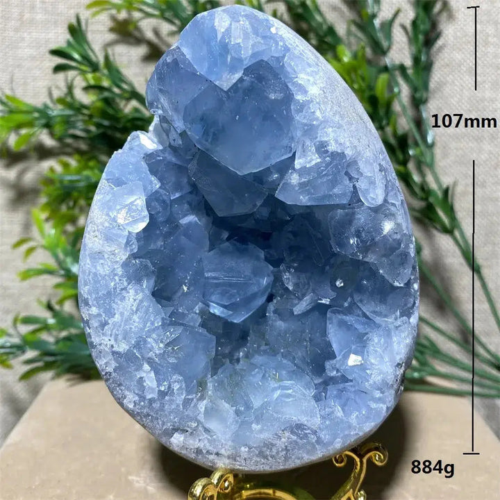 Blue Celestite Crystal Geode